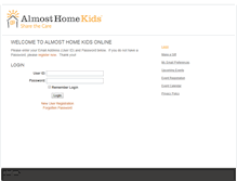 Tablet Screenshot of give.almosthomekids.org